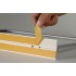 Double sided tape on base for stability