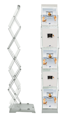 COMPACT FOLDING LITERATURE DISPLAY