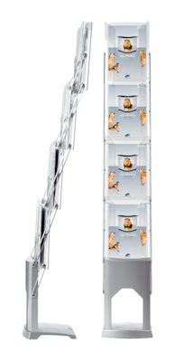 COMPACT FOLDING LITERATURE DISPLAY