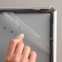 Snap shut frame for easy poster access