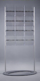 Free standing leaflet display