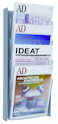 Mercury Wall Rack - A4 Light Grey
