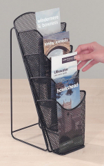 WIRE TABLE TOP BROCHURE HOLDER