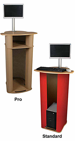 EXHIBITION FURNITURE - COMPUTER PLINTH