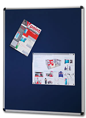 Loop nylon covered notice board