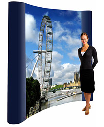 3x3 Original pop-up stand with x5 High  Quality Graphic Panels 