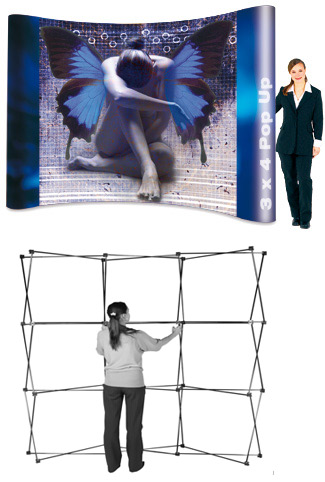 UK’S BEST SELLING 3 x 4 POP-UP with graphics