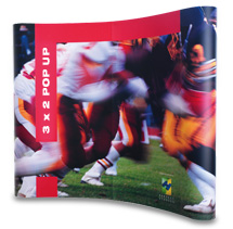 graphic pop up stand