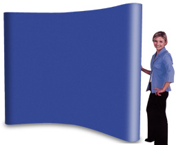 3x3 fabric covered  pop-up stand