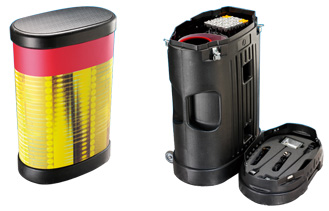 Pop up transit case, Exhibiton transport drum