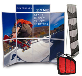 6 PANEL BASELINE UPVC FOLDING TRADE SHOW MODULAR DISPLAY BUNDLE