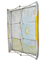 Fabric stand with frame