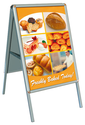 Double sided poster A board