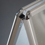 Anodised Aluminium frame with rounded corners