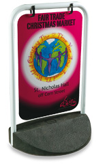SWINGING PAVEMENT SIGN