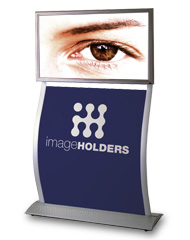 42" PLASMA SCREEN DISPLAY STAND WITH GRAPHIC PANEL