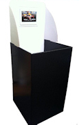 Square Dump Bin with 7" Display