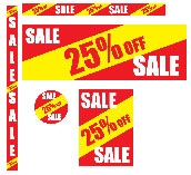 shop sale posters