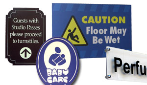 interior signs
