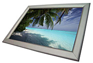 Poster Frames have anodised aluminimum finish