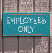 wall mounted foamex sign