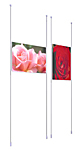 Ceiling/Floor Poster Kits A3 Pockets x 2 high