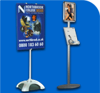 free standing display system 