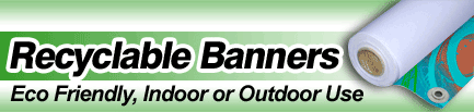 recyclable banner
