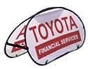 durable outside banner display
