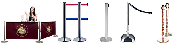 Crowd Control Barriers / Cafe Windbreaks