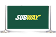 CAFE BANNER WINDBREAK BARRIER