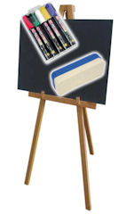 Blackboard and Easel Package