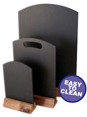 Easy Clean Table Top Chalk Boards