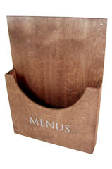 Wooden Leaflet Holder