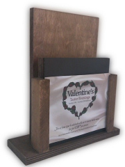 Menu Holder with Chalk Board