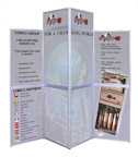POS Kit 600 - Titan 8 Panel Folding Display