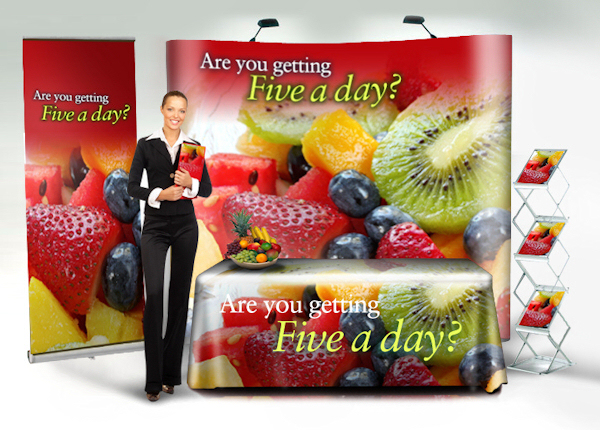 Pop-Up Bundle - Event Table + Compact Literature Rack + Eco-Rolla + Pop-Up Display