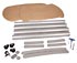 Easy assembly, unit packs flat for portability 