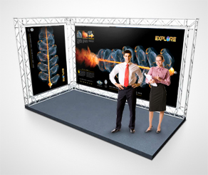 Lightweight aluminium construction using Arena 4 Gantry