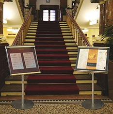 Mini Hotel Menu Stands