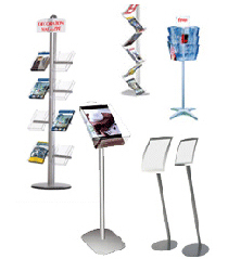 brochure holder stand