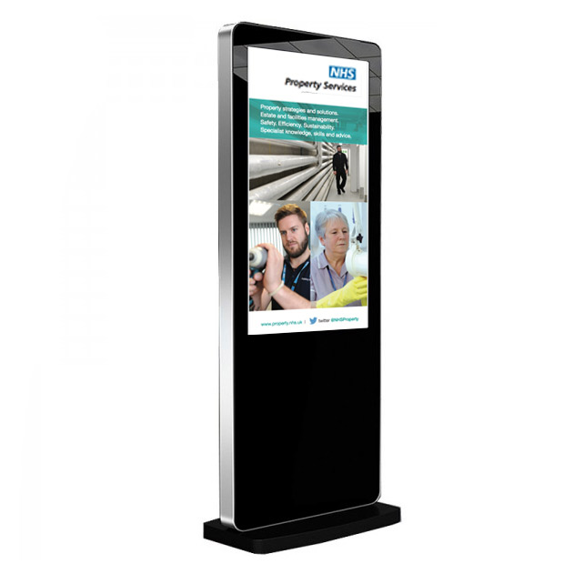 free standing digital display screens uk quotation