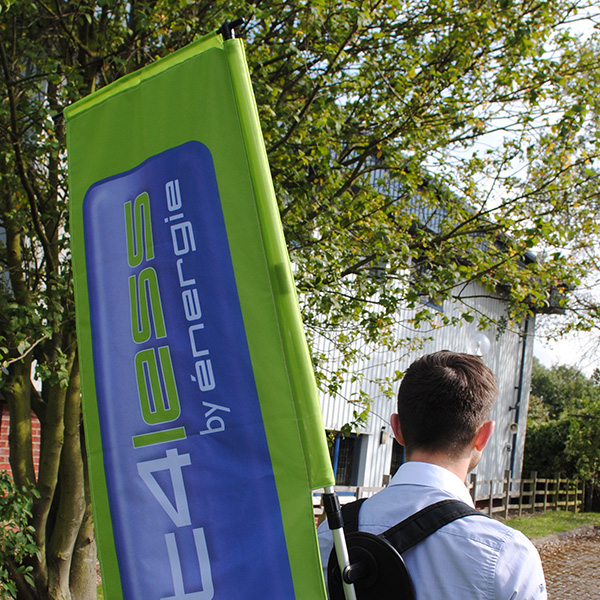 Retail & Event Advertising Flags Discount Displays