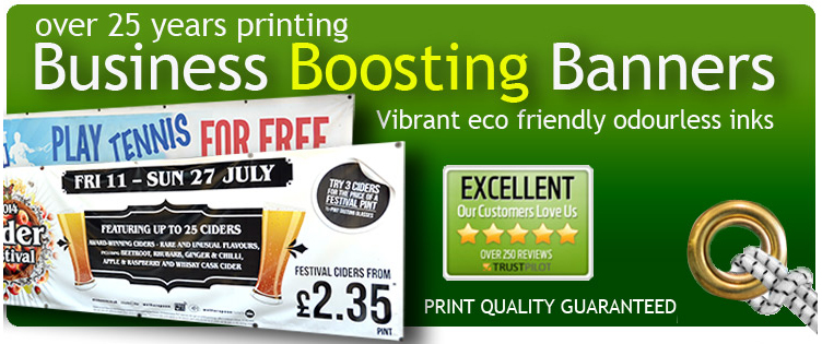Vinyl Banners - Full Colour Printed Advertising Banners
