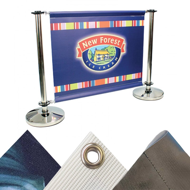 Replacement Banners for Discount Displays barrier systems