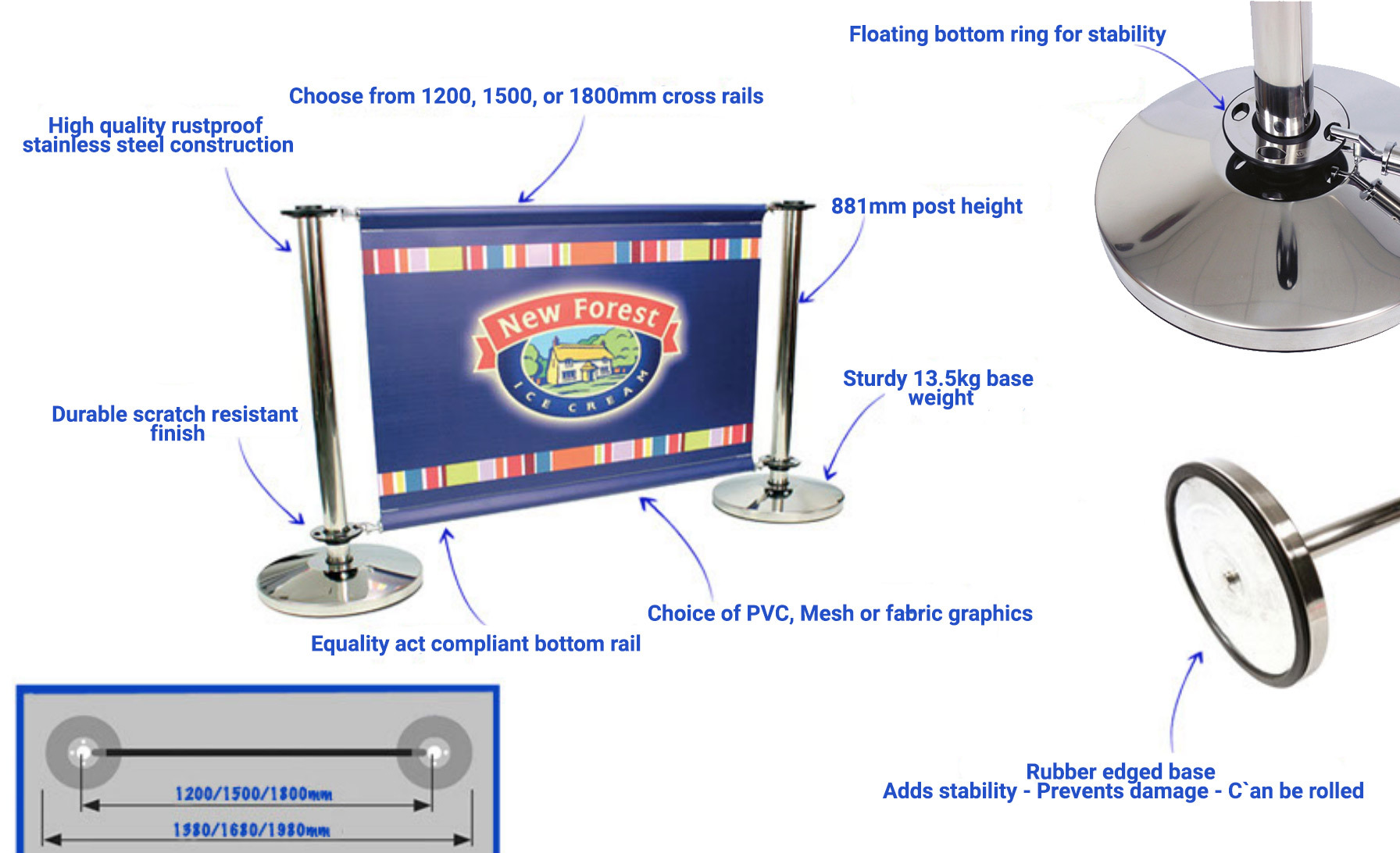 Advantages and setup of the duo cafe barrier system for versatility