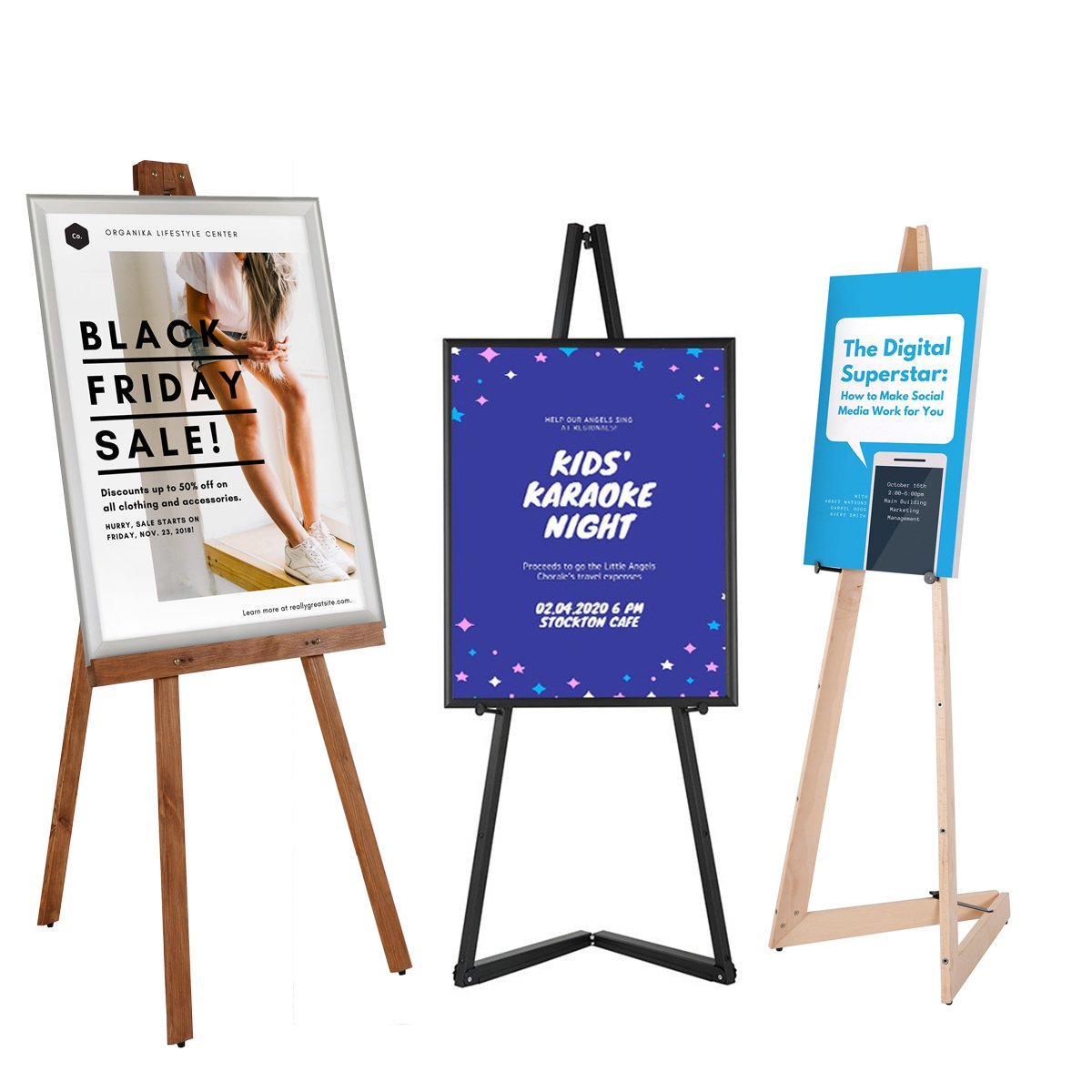 Display Easels - School, Office and Exhibition Easels