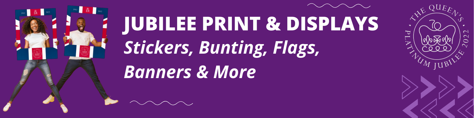 Queens 70th Jubilee Displays & Print