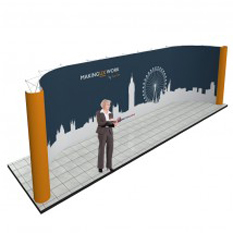 8x2m Linked popup - £1945