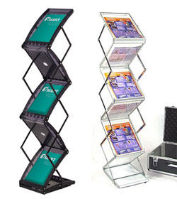 Portable Folding Brochure Holders